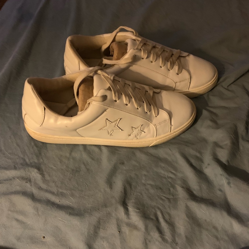 Women's White Star Sneakers